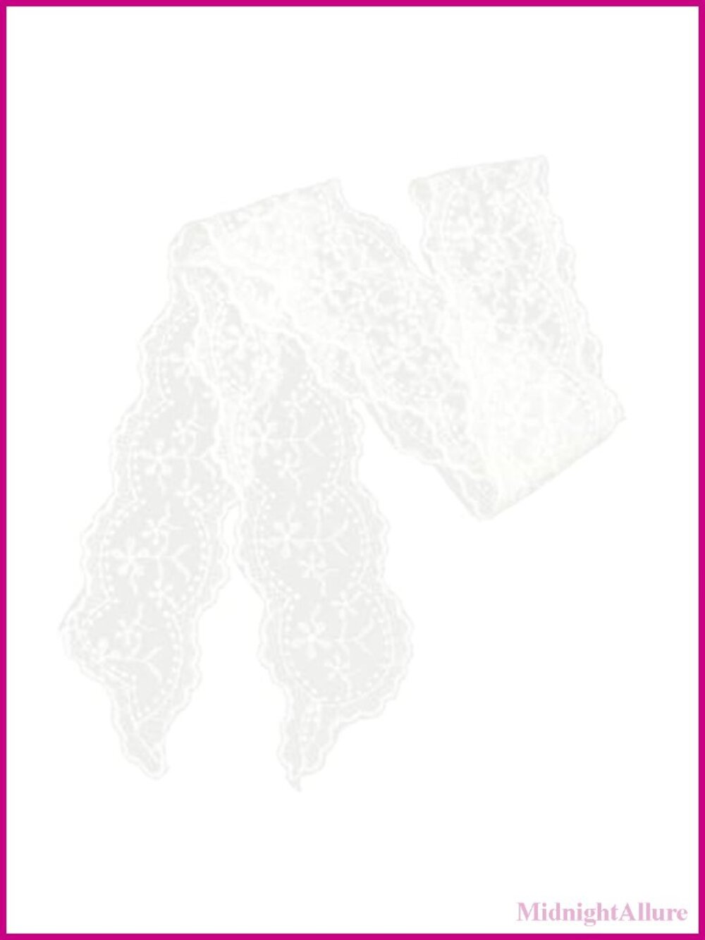 Women Lace Floral Scarf Wrap Thin Lightweight Polyester Neck Waist Hair
